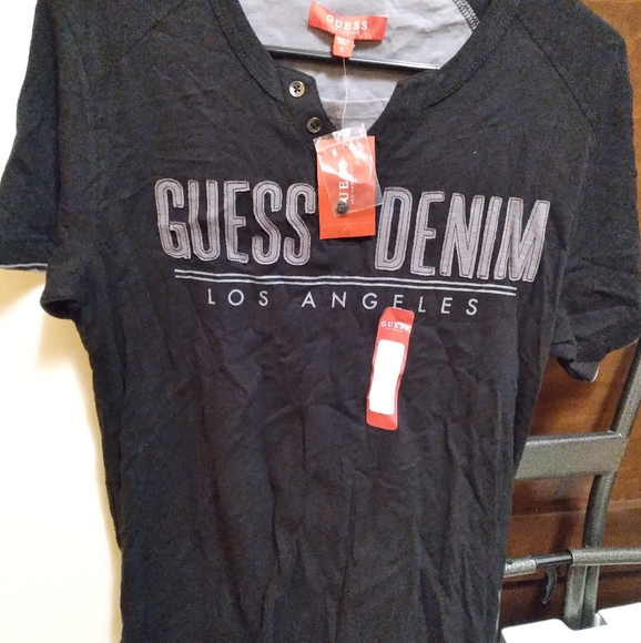 GUESS Rami Solid short sleeve henley